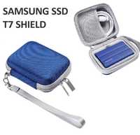 Dedykowany pokrowiec / etui do dysków SSD Samsung T7 Shield NIEBIESKI