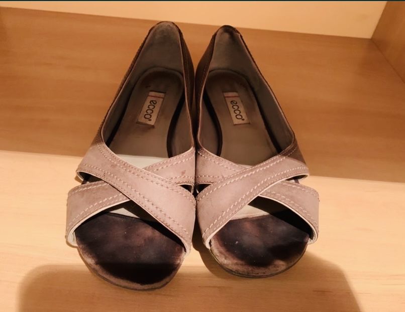 Baleriny Ecco skóra naturalna nr 37 ecco buty baletki baleriny
