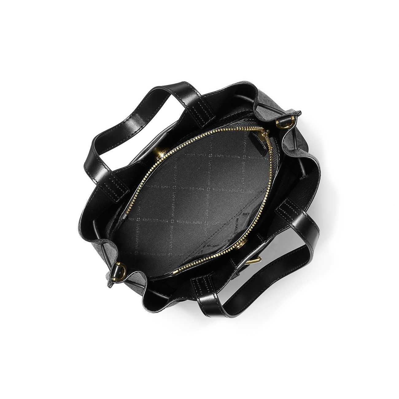 Жіноча сумка MICHAEL KORS 'Emilia' Satchel (Black with Logo)
