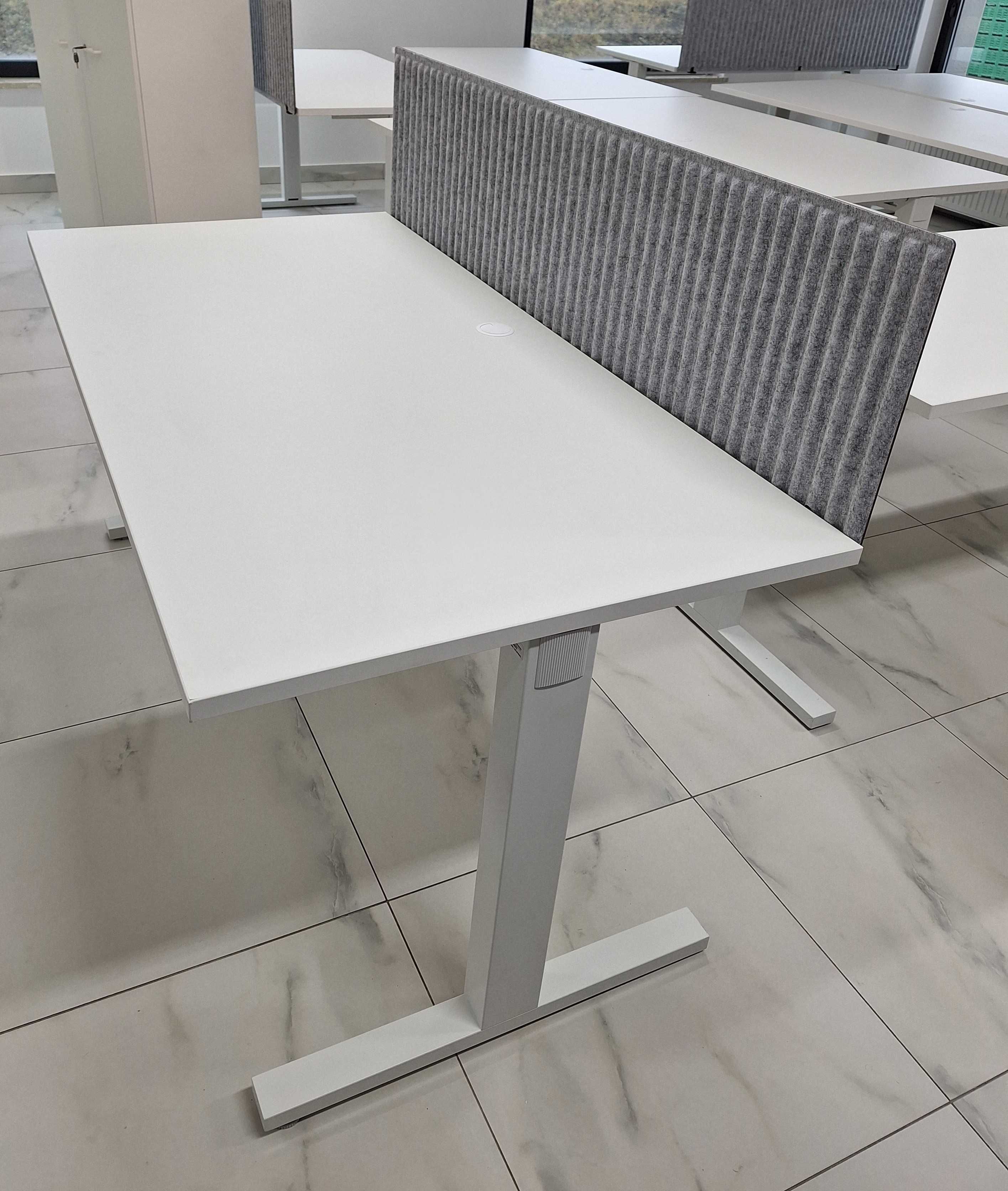 Biurko kolor biały wymiary 160x80x73,6