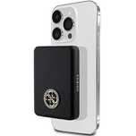 Powerbank indukcyjny Guess MagSafe 4G Strassed Metal Logo 5W 3000mAh -