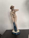 Naga figurka w stylu Art Deco, Elly Strohbach, Royal Dux