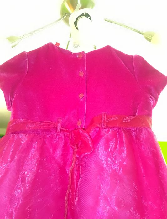 Piękna różowa sukienka dla księżniczki 5 6 lat na bal karnawałowy