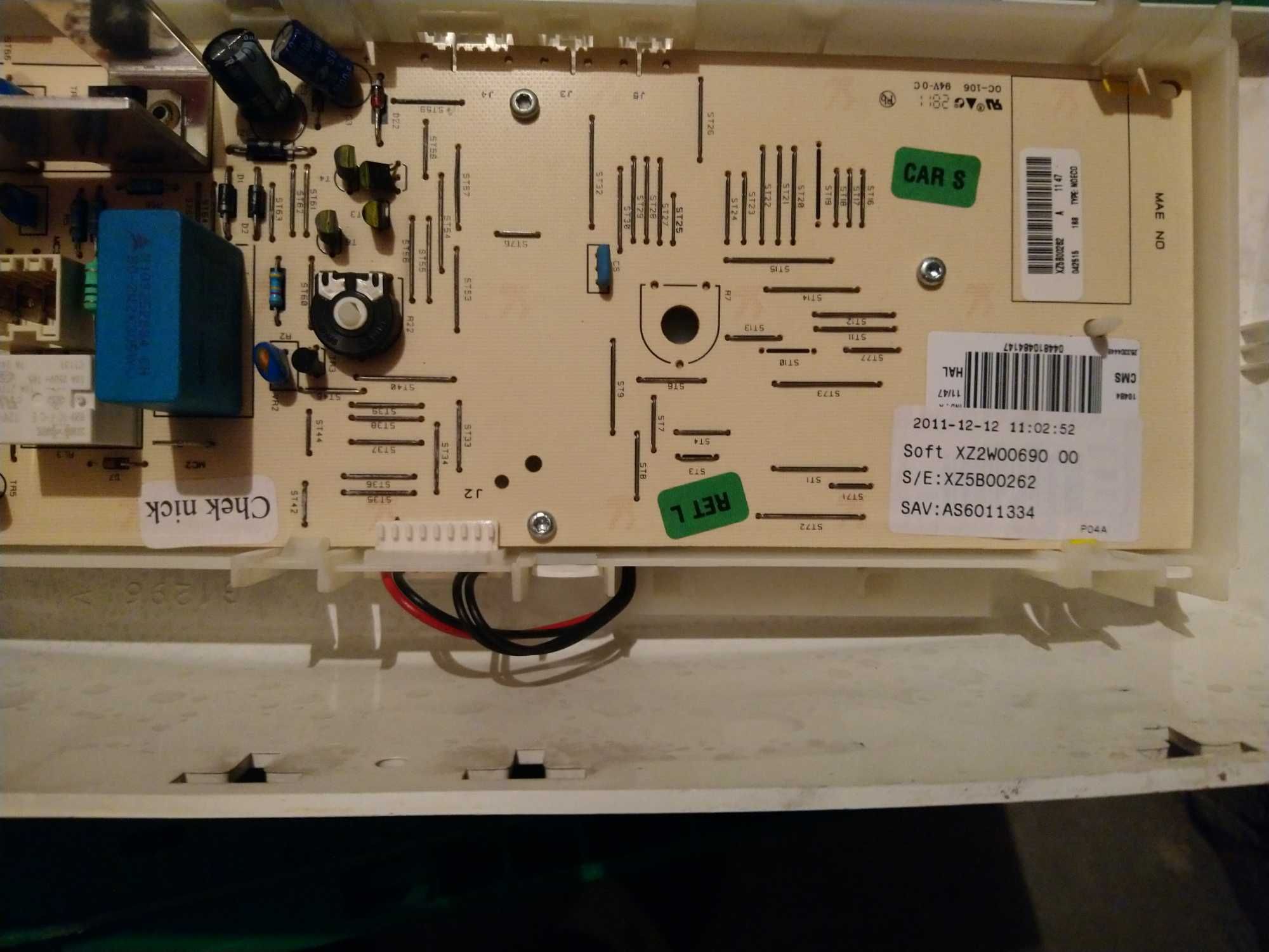 Programator, panel, sterownik do pralki MASTERCOOK PTD 1236 P