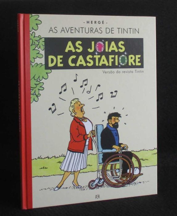 Livro BD As Jóias de Castafiori Tintin Edição comemorativa dos 60 anos