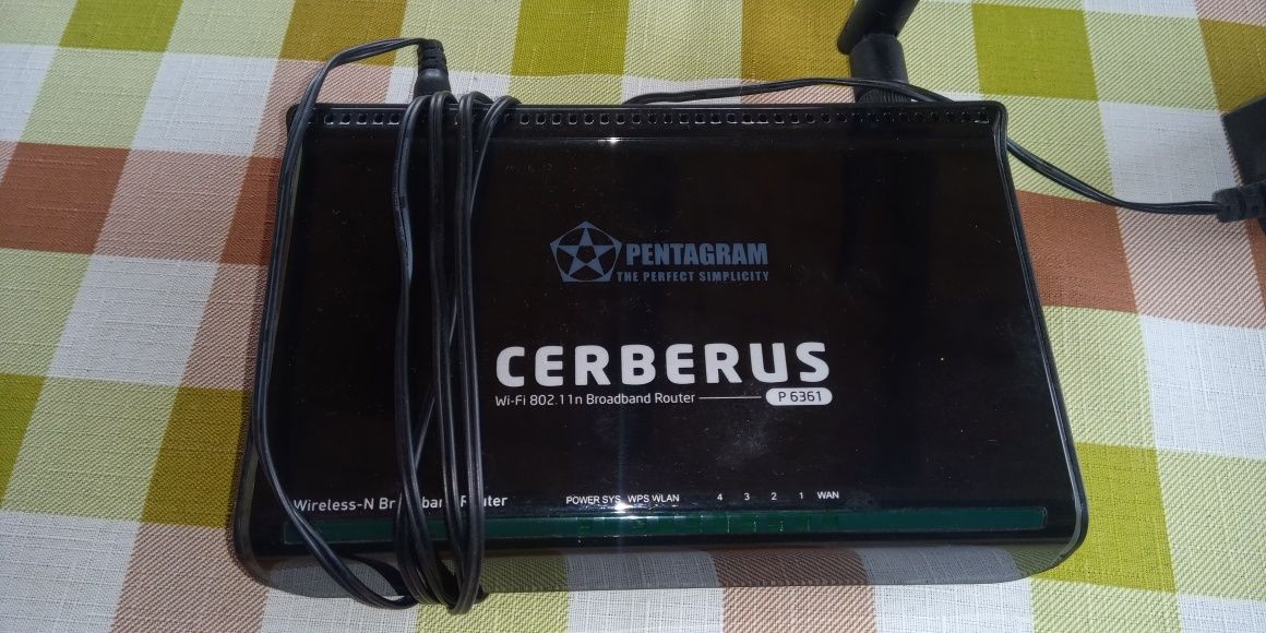 Router pentagram cerberus,mało używany,dobra cena