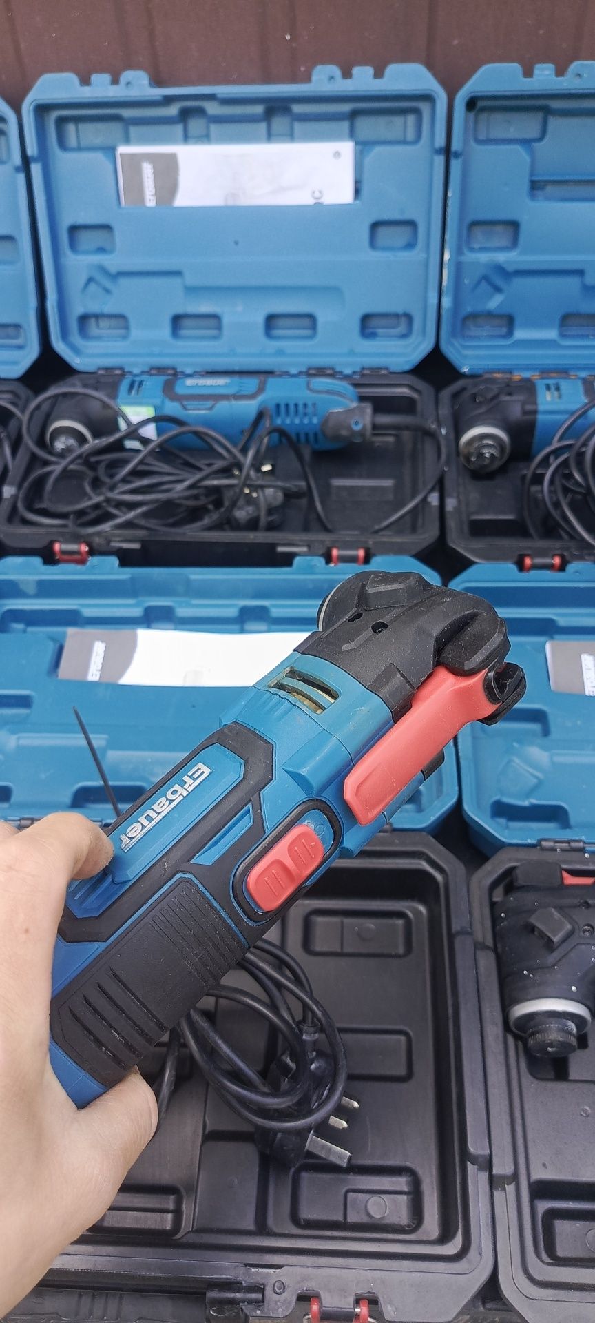 Narzędzie wielofunkcyjne erbauer emt300-qc multitool  multiszlifireka