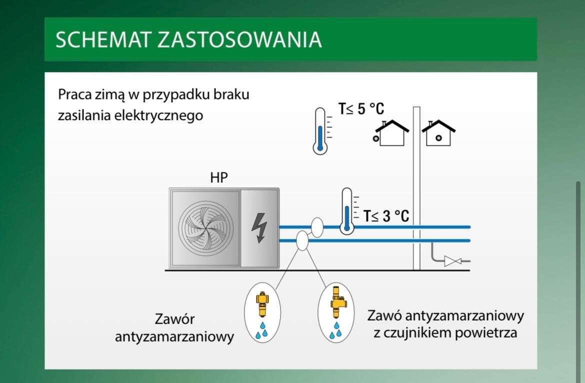 Zawór zabezpieczający przed zamarzaniem CALEFFI 1 1/4" 108701
