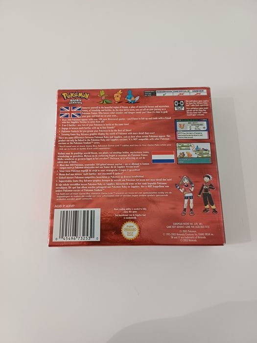 Pokemon Ruby Nintendo Gameboy Advance oryginalna angielska