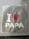 Czapka I love Papa nowa w folii dla dziecka dziecko