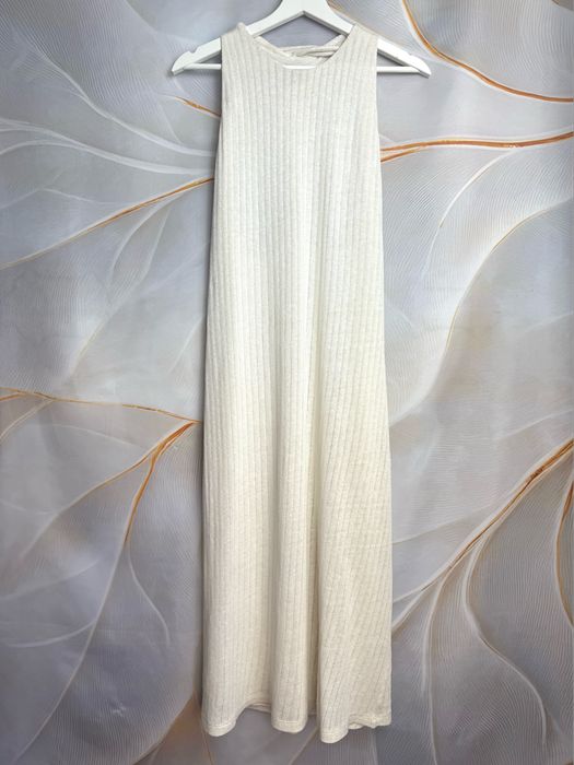 Sukienka lniana letnia Massimo Dutti