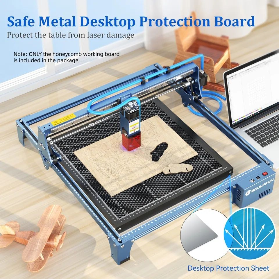 Mesa de trabalho/ Base de corte impressora a laser Sculpfun NOVO