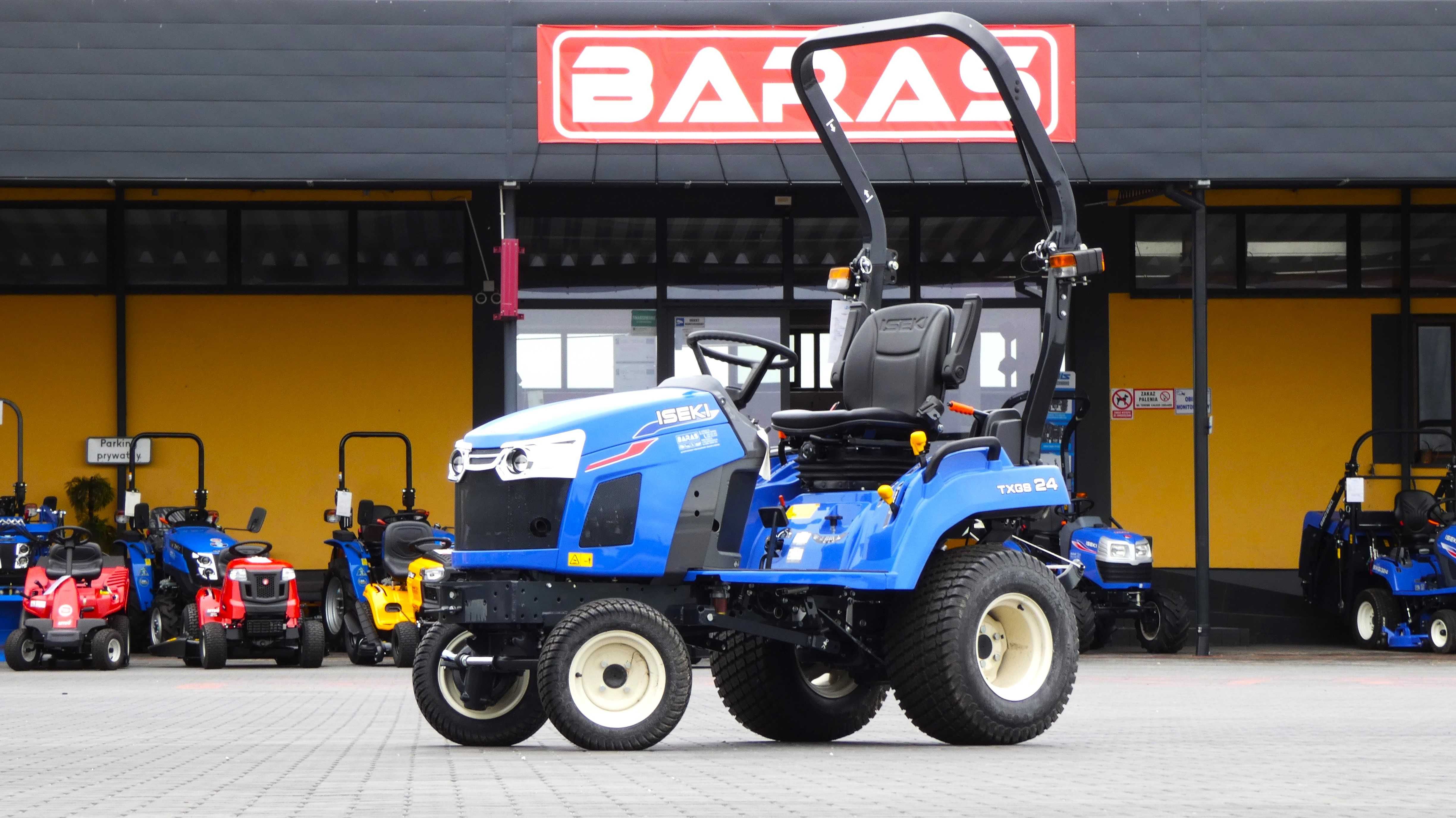 Traktorek Iseki TXGS24 4x4 Diesel 24HP Hydrostat - Baras