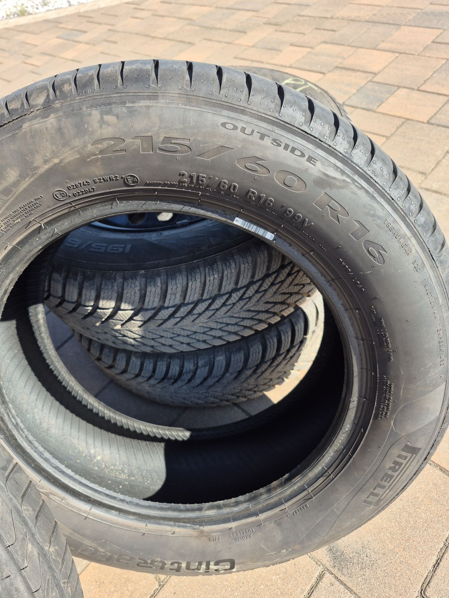 Sprzedam Opony letnie Pirelli jak nowe