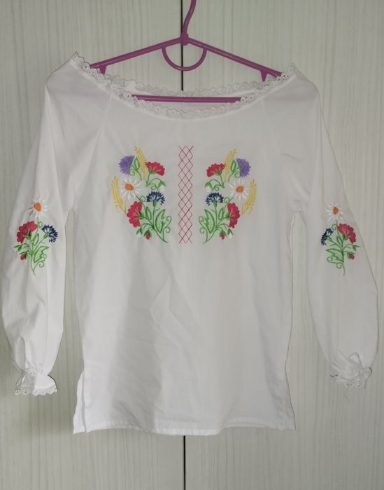 Вышиванка для девочки – Элегантная и Яркая! ( 8 - 10 лет)