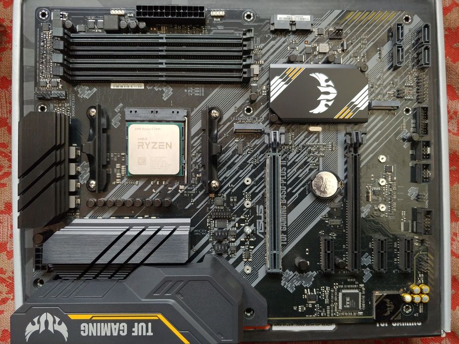 Asus B450-Plus II Tuf Gaming + Ryzen 5 3600 (6/12 3.6-4.2GHz)