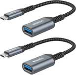 Nimaso Adapter USB C na USB 3.1 2-pak, kabel OTG USB-C,  MacBook