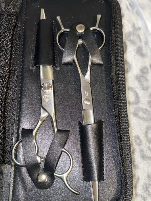 nożyczki groomerskie zestaw diamond