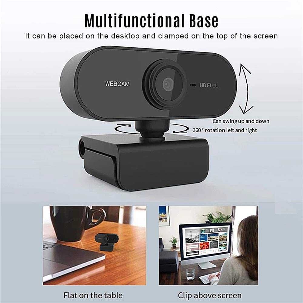 WebCam 1080P FULL HD Plug and Play para todos os sistemas NOVA eSELADA