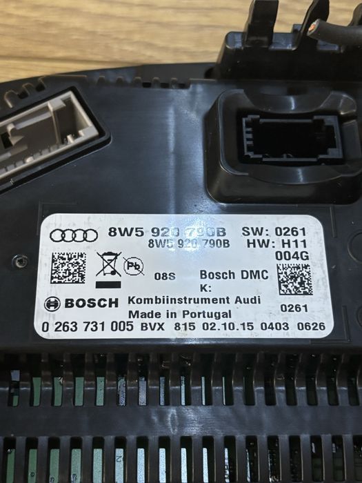 спідометр дисплей digital virtual audi a4 b9 8w5920790b