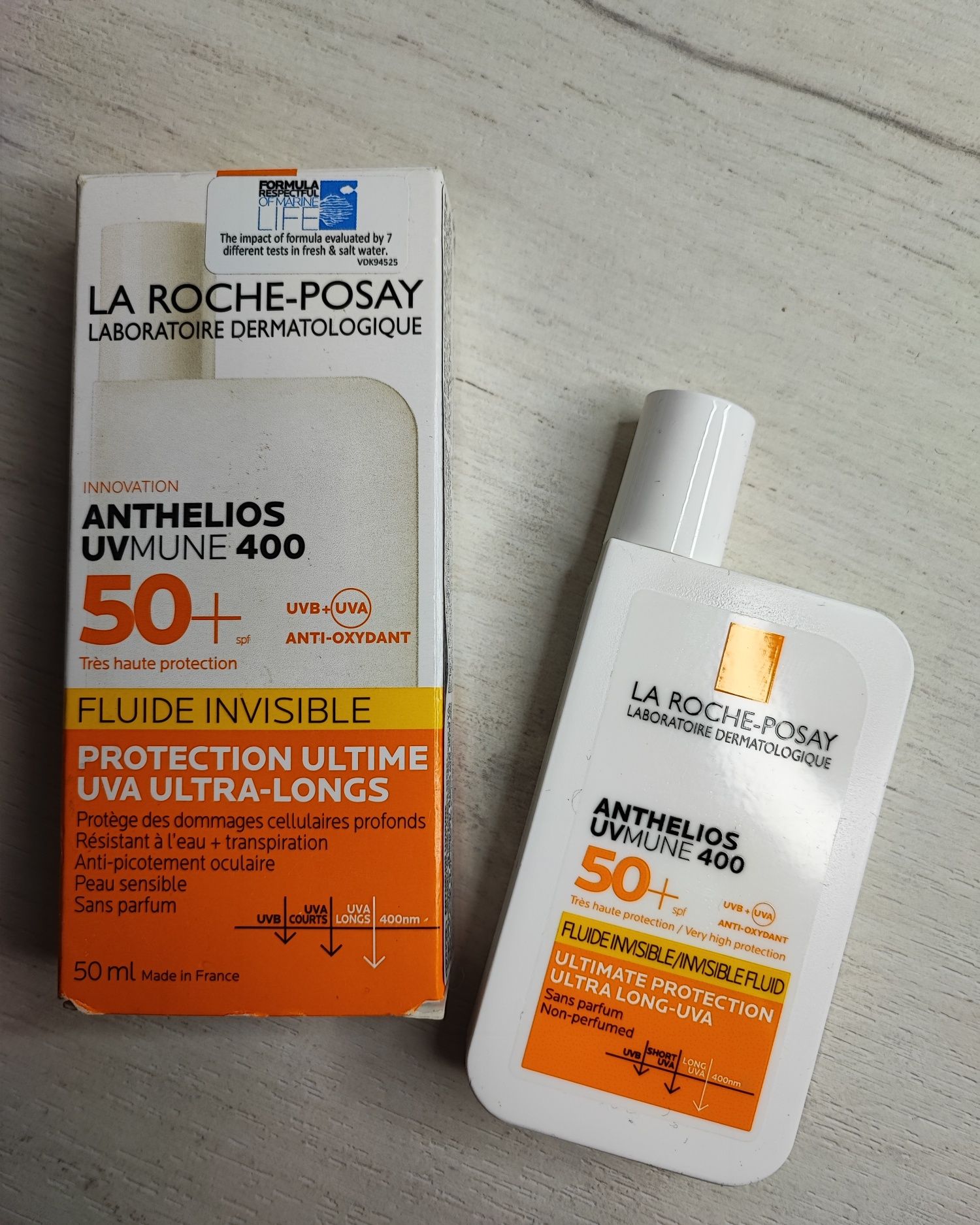 Vichy, La Roche-posay, Eucerin spf 50+