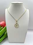 Naszyjnik handmade Dzika Marchew na przezroczystym tle