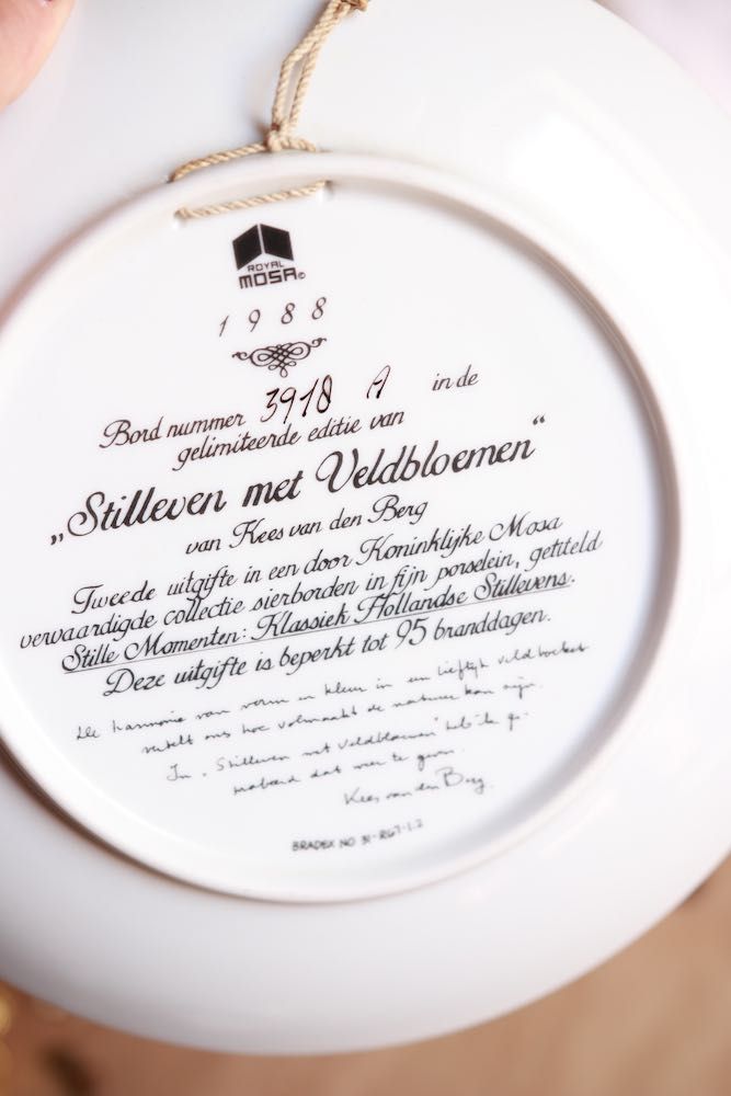 Talerz dekoracyjny Royal Mosa porcelana