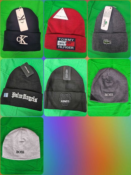 Czapka zimowa kenzo tommy nowość ck outlet hugo boss logowane