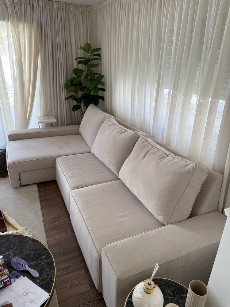 Sofa Banak Importa bege como novo