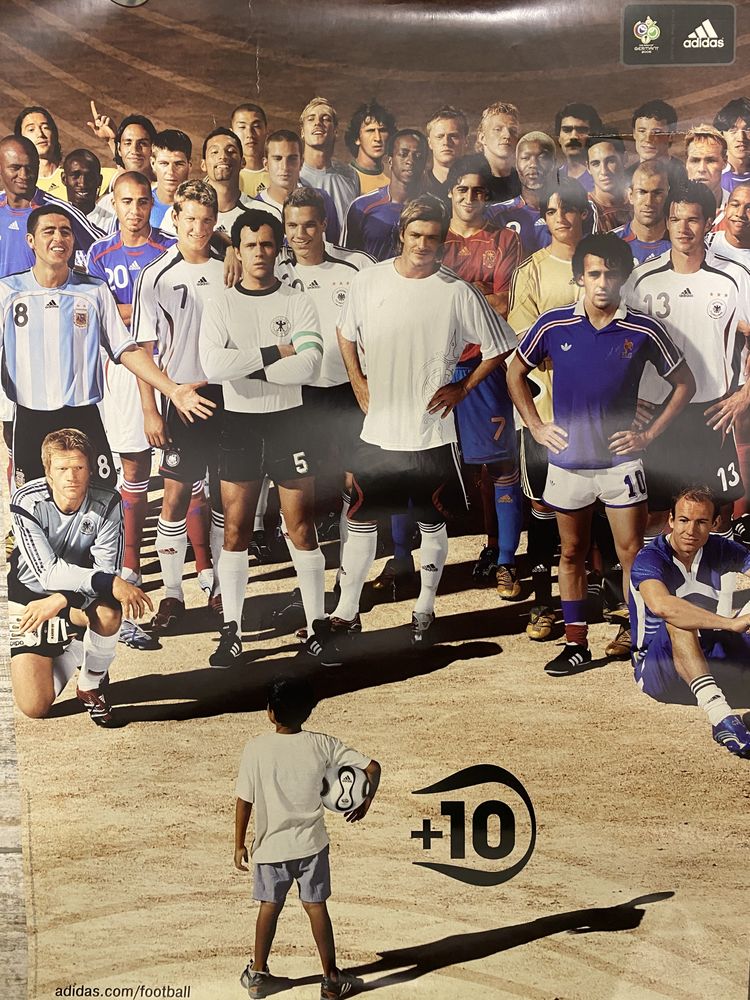 Плакат FIFA World Cup 2006, Зірки Adidas різних часів