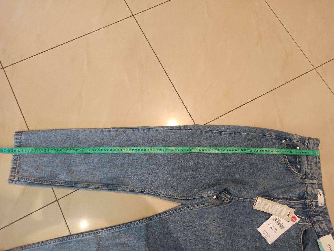 Nowe spodnie jeansy damskie Sinsay, rozmiar 40 (L)