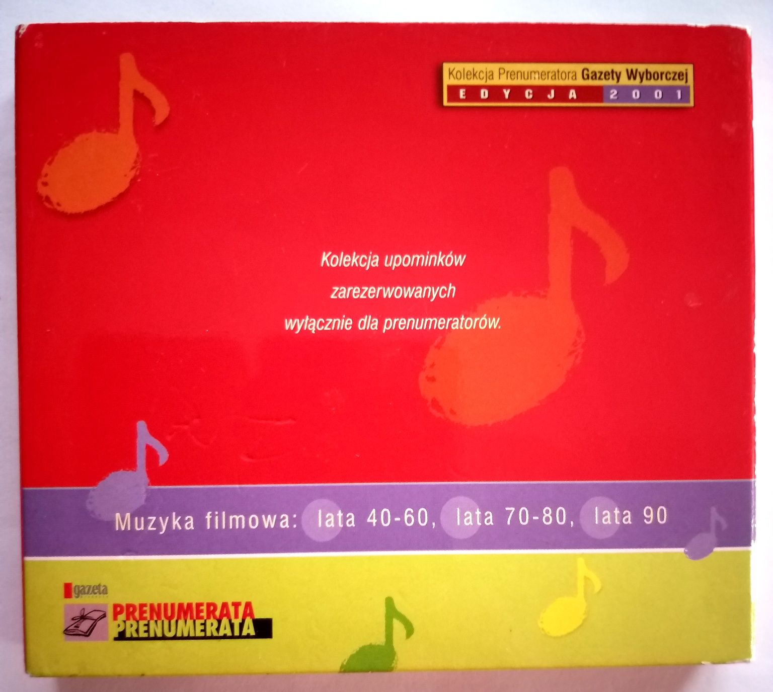 Największe Przeboje Muzyka Filmowa 3CD Lata 40-60, 70-80, 90 2001r