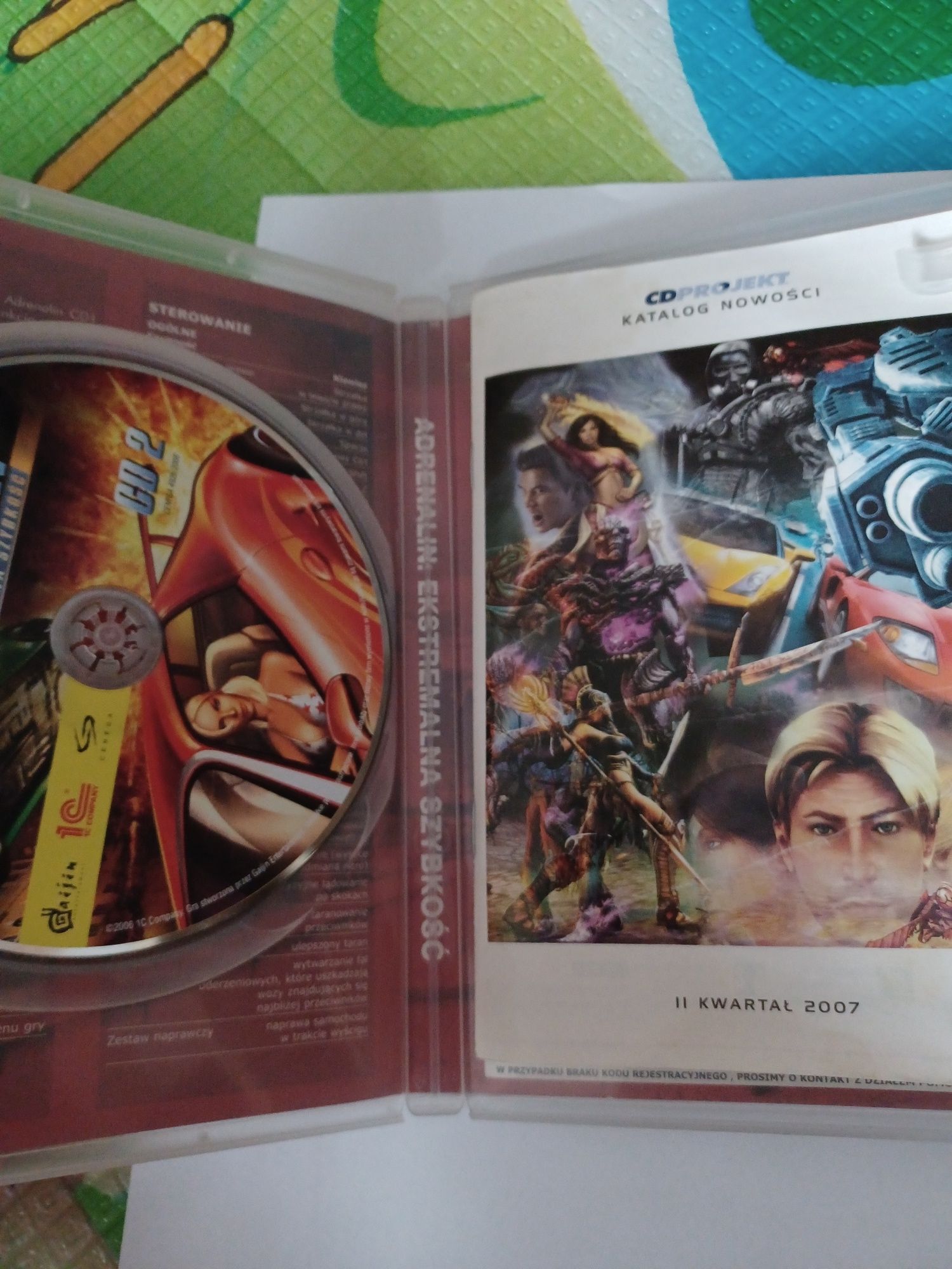 Adrenalin ekstremalna szybkość pc cd-rom