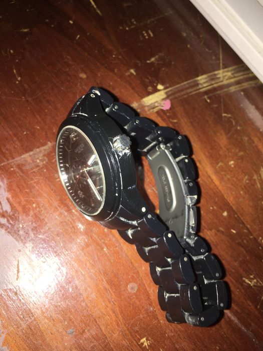 Relogio guess satm preto