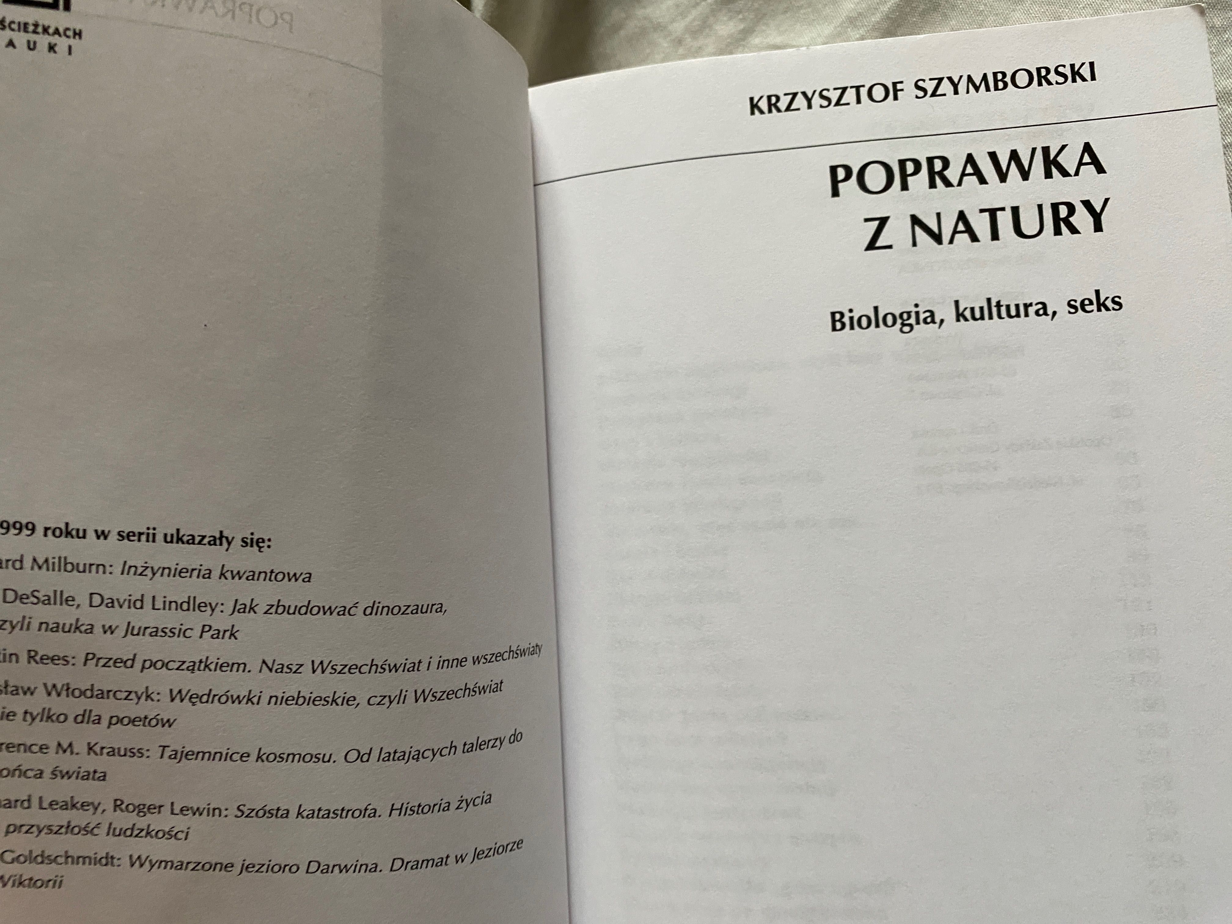 Poprawka z natury Krzysztof szymborski