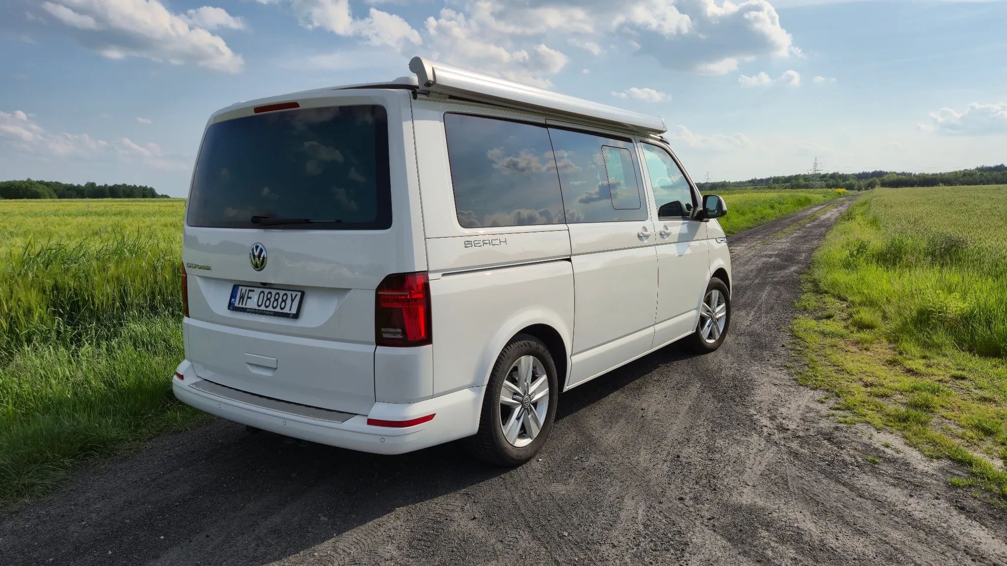 Volkswagen California T6.1 BEACH - 7 miejsc, hak, dużo dodatków, cesja leasingu
