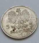 D* M419 stara moneta 5 zł Złotych Nike 1928 kopia starocie