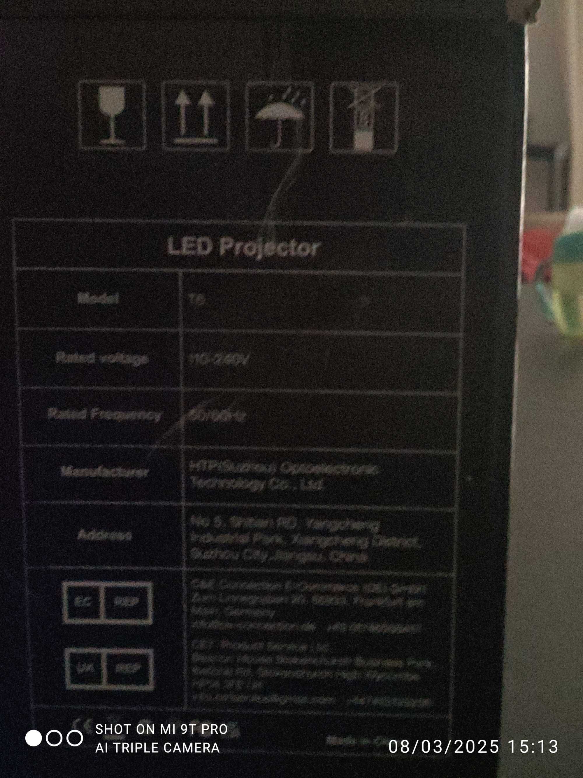 Projector topvision t6