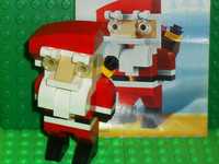 Lego Mikołaj duża figurka z klocków
