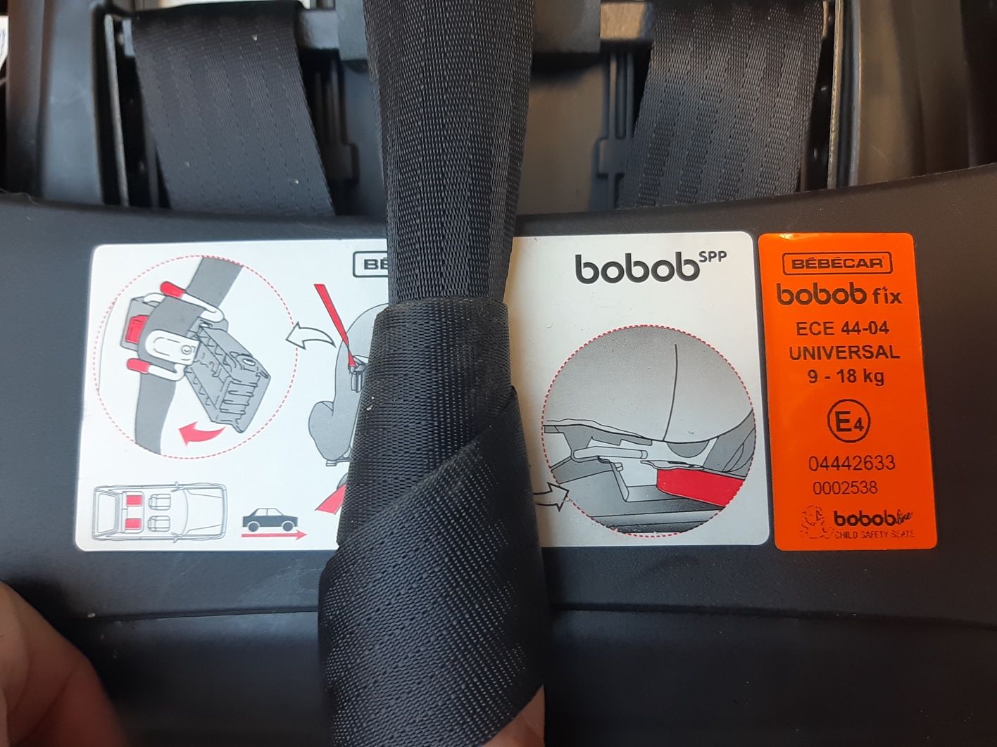 Cadeira Auto Bébécar BOBOB Fix