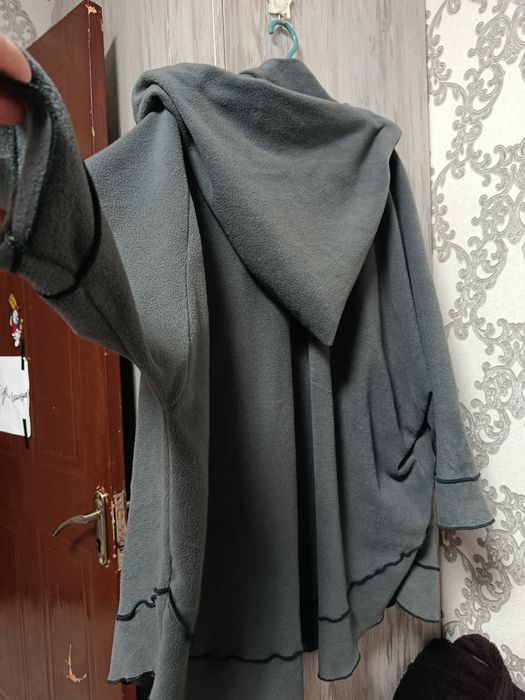 Женский пончо флис