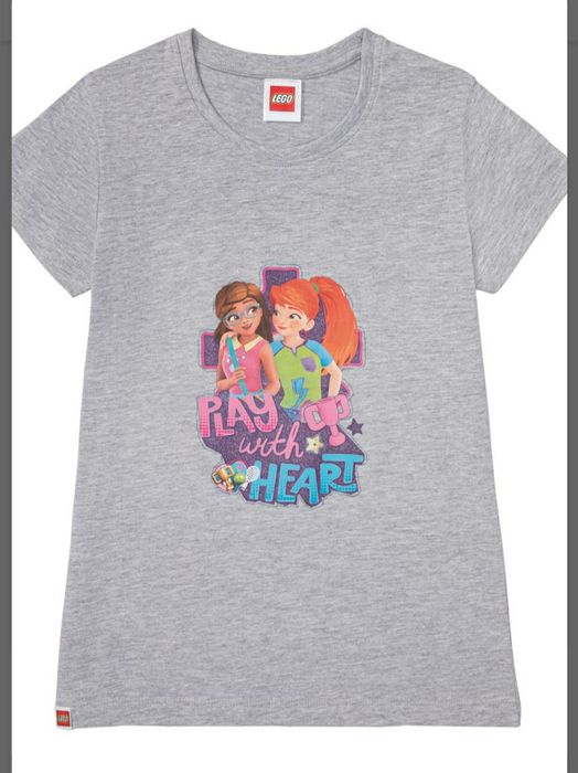 3 bluzki na krótki rękaw LEGO friends t-shirt 110/116