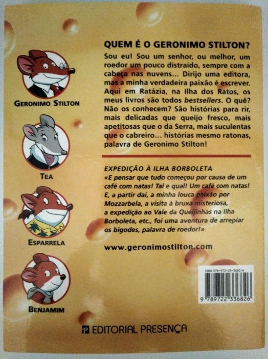 Livro "Expedição à ilha borboleta" Geronimo Stilton (Juvenil)