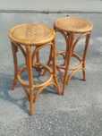 Hoker rattan rattanowy taboret barowy rattanowy taboret wysoki rattan