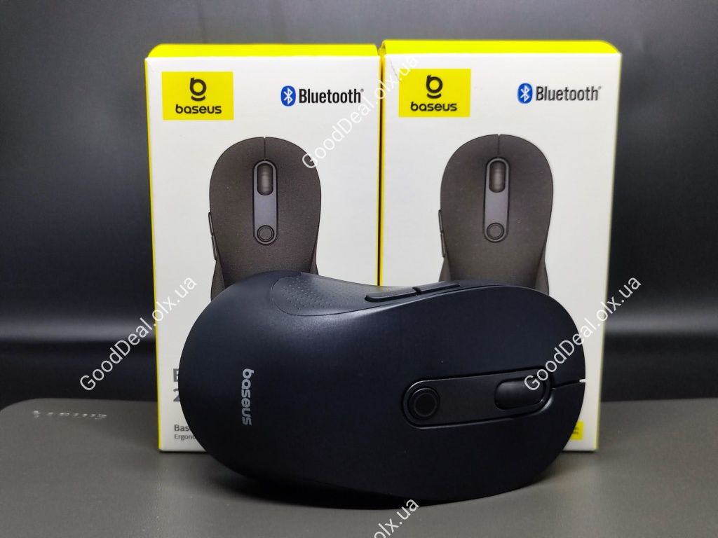 Безпровідна мишка Baseus F02 + килимок – стильна, тиха та зручна!