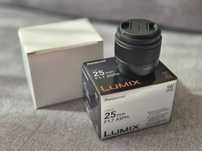 Obiektyw Panasonic Lumix G H-H025E-K 1.7 25mm - super stan