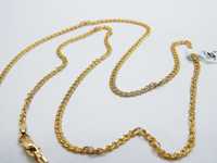 Złoty łańcuszek splot Monaliza złoto pr. 585 długość 60 cm waga 2,77 g