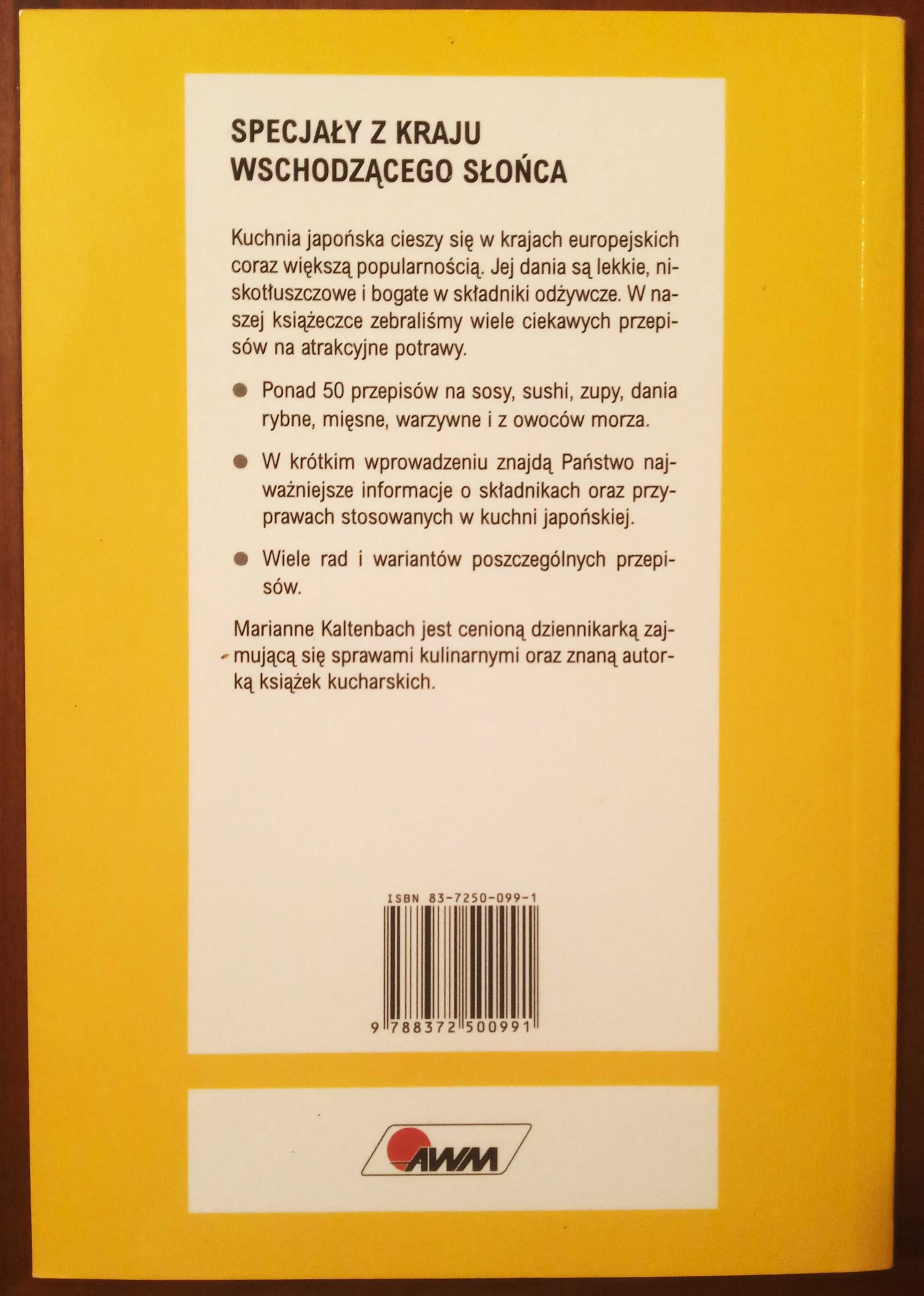 Książka kucharska Kuchnia japońska Bogato ilustrowana