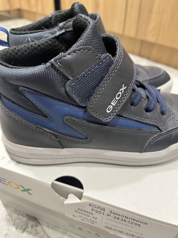 Ботинки geox кожа в идеале р.32