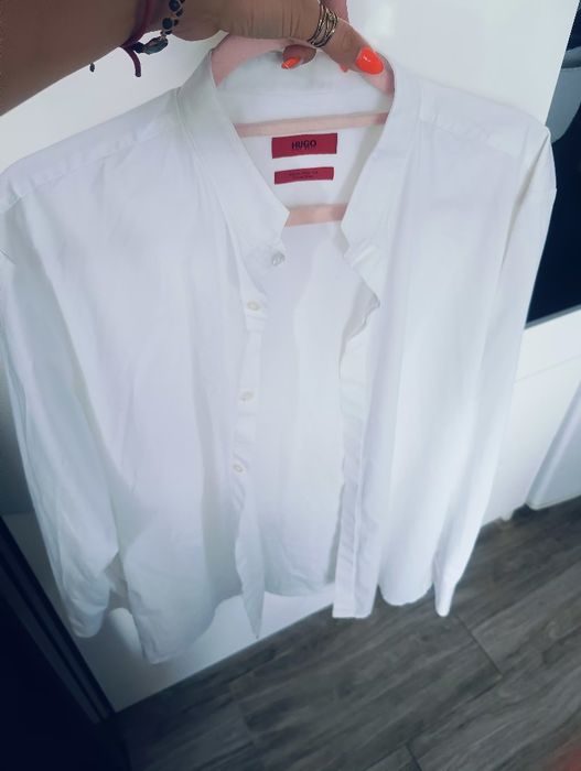 Hugo Boss r.XS Slim koszula z stójką